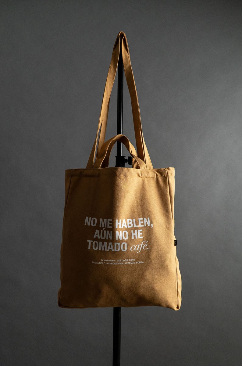 - Tote Bag Canvas - Mi Café - BESTIAS