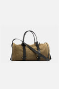 Clothing Accessories - Bolso de Cuero - Wiken Suede Camo Black - BESTIAS