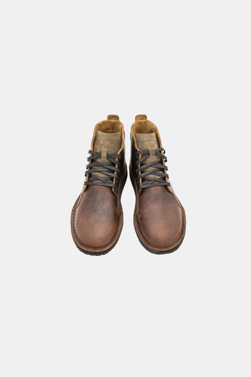 Shoes - Botín Hombre - Pegaso Pull Up Brown - BESTIAS
