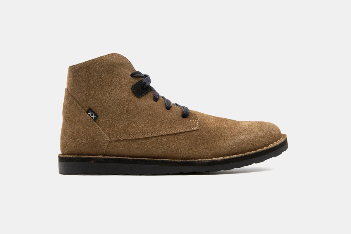 Shoes - Botín Hombre - Pudú Hi Suede Almendra - BESTIAS