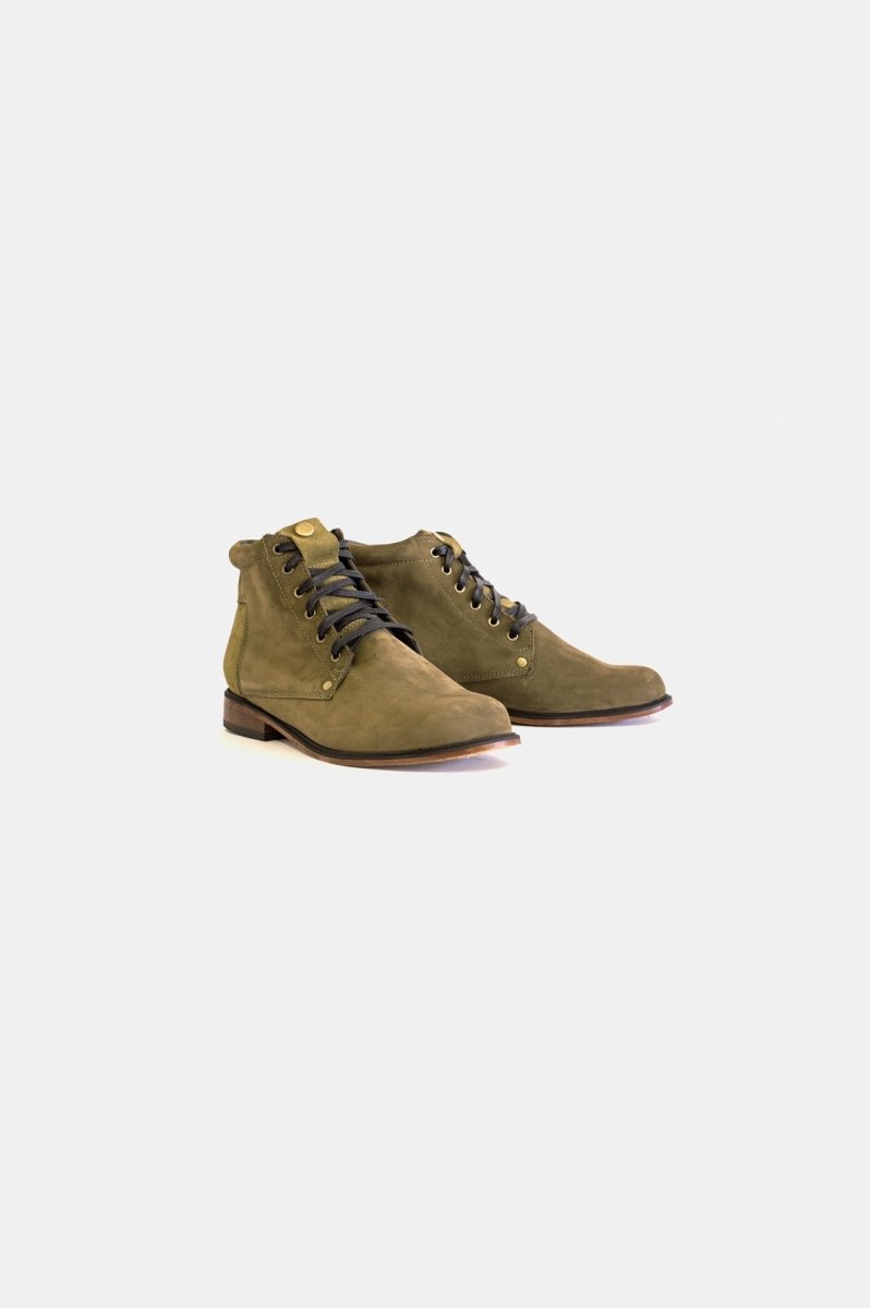 Shoes - Botin Mujer - Marabú Verde - BESTIAS