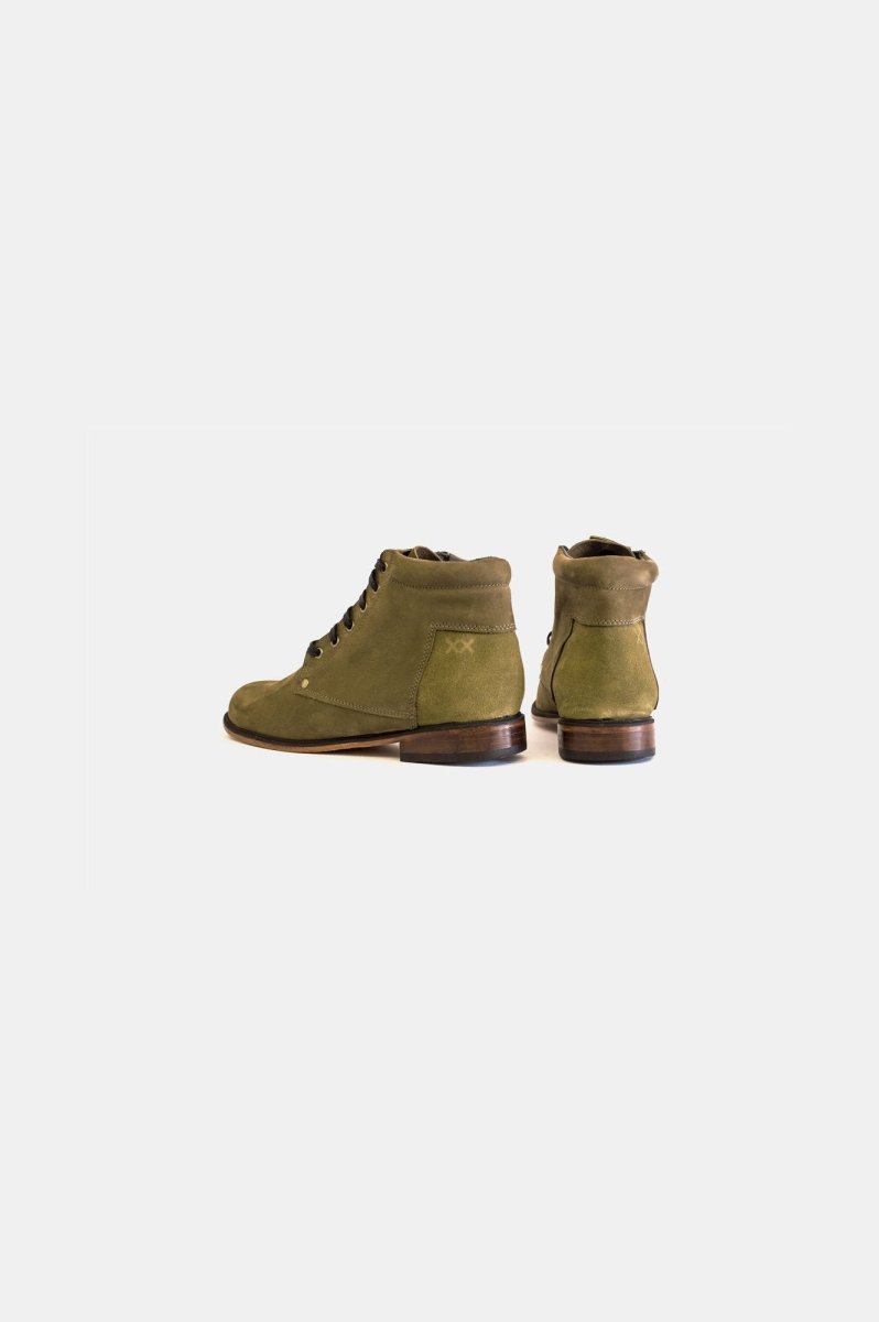 Shoes - Botin Mujer - Marabú Verde - BESTIAS