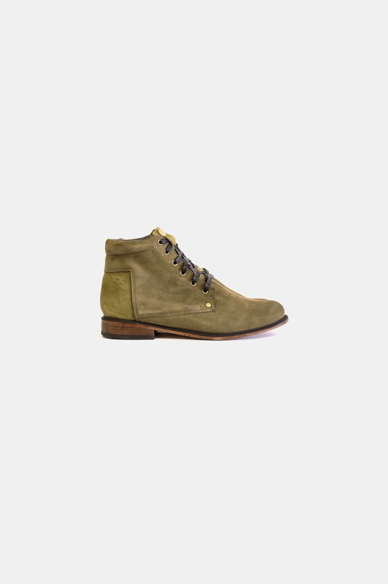 Shoes - Botin Mujer - Marabú Verde - BESTIAS