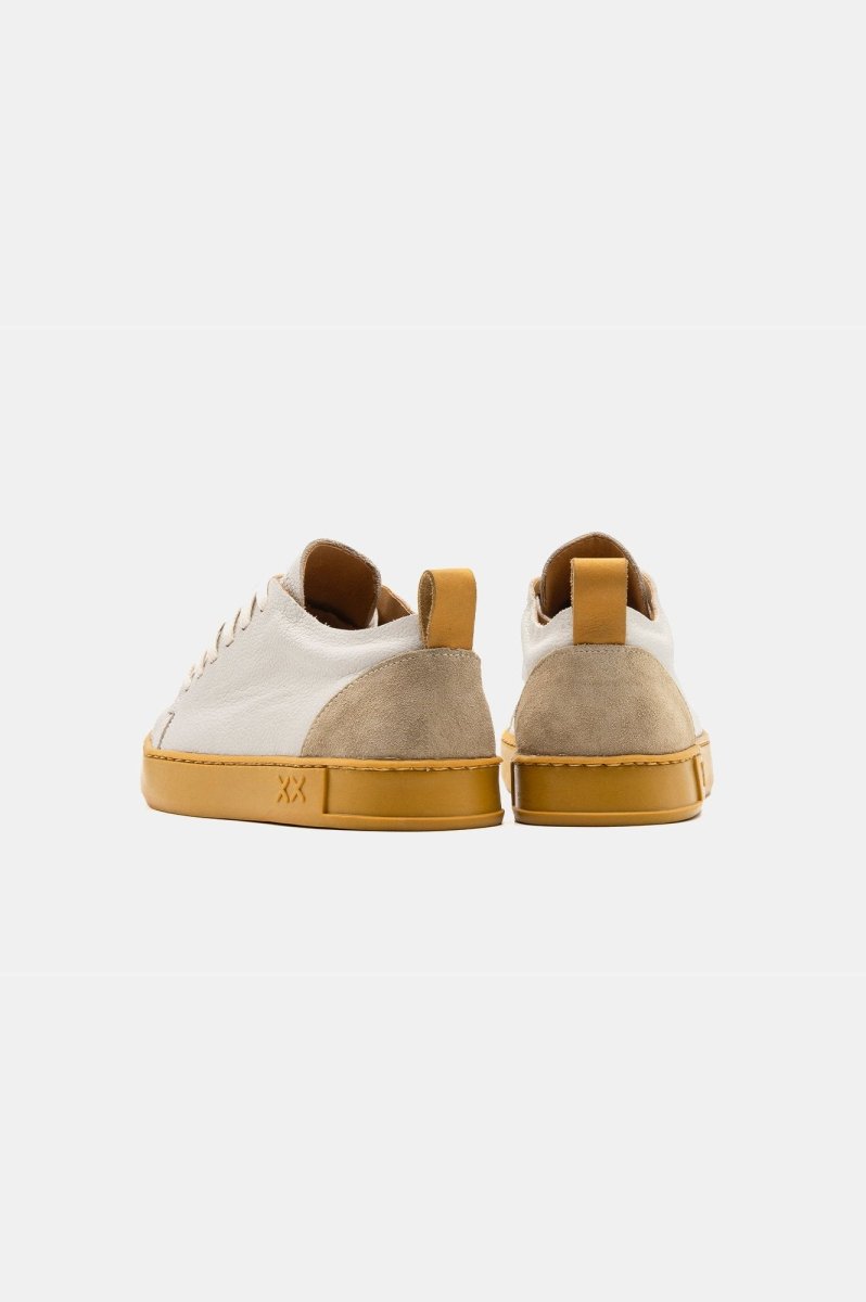 Shoes - Cayman Low | White Mostaza - BESTIAS