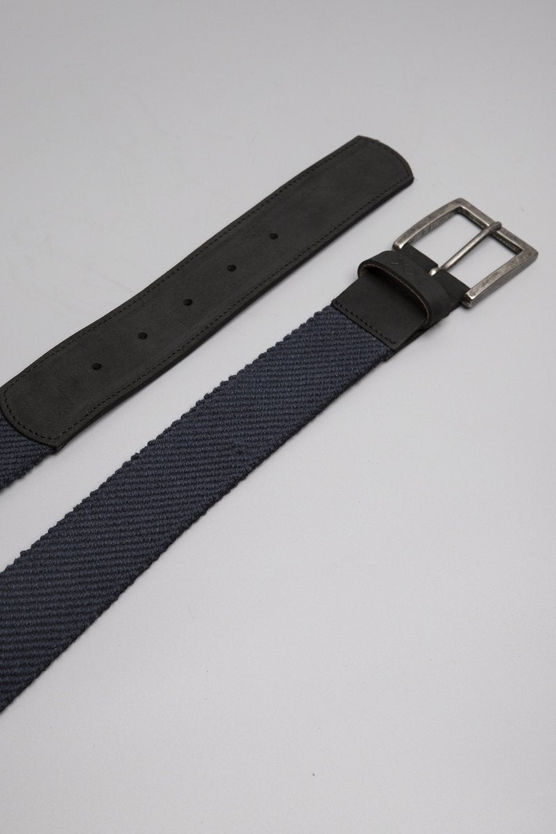 Clothing Accessories - Cinturón TRENZADO AZUL/NEGRO - BESTIAS