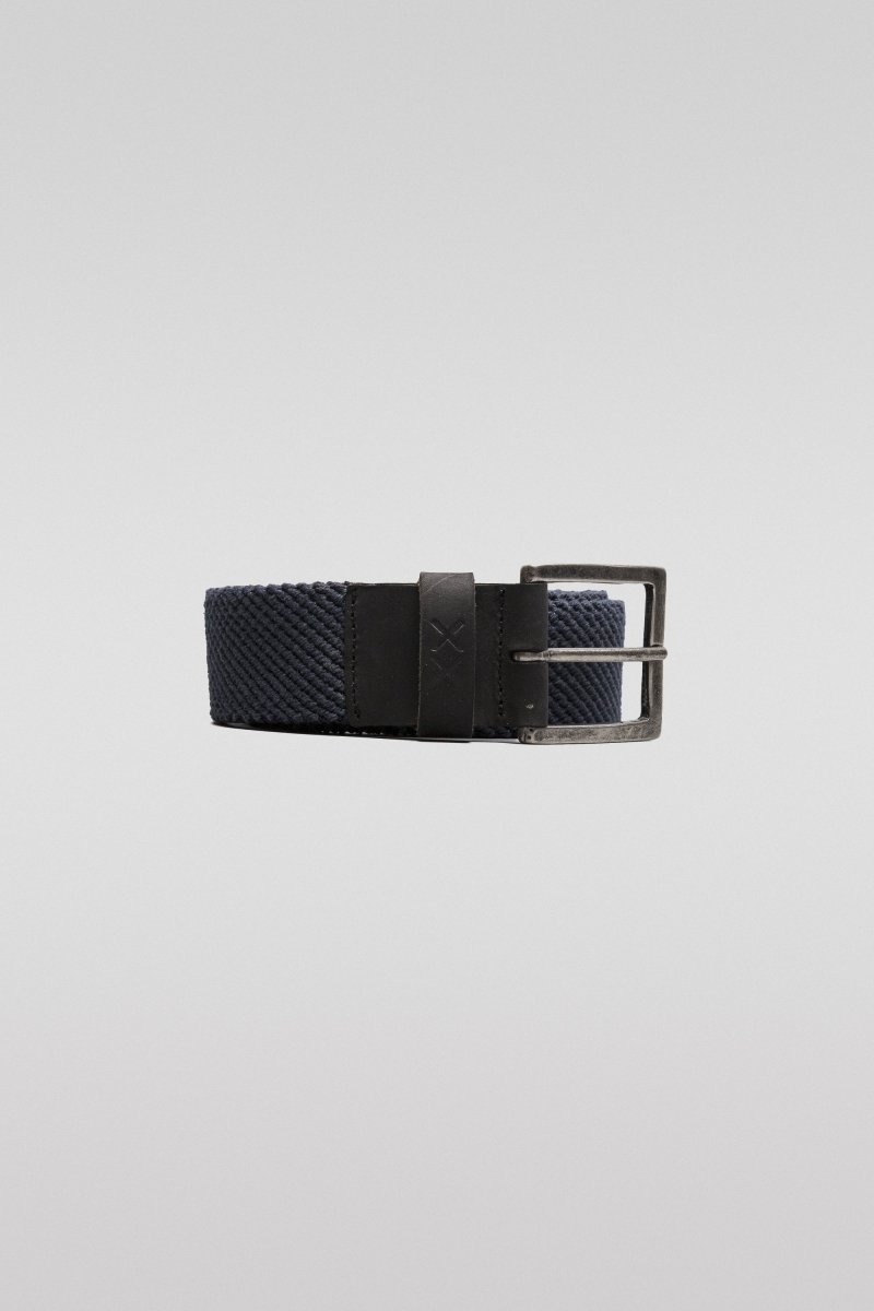 Clothing Accessories - Cinturón TRENZADO AZUL/NEGRO - BESTIAS