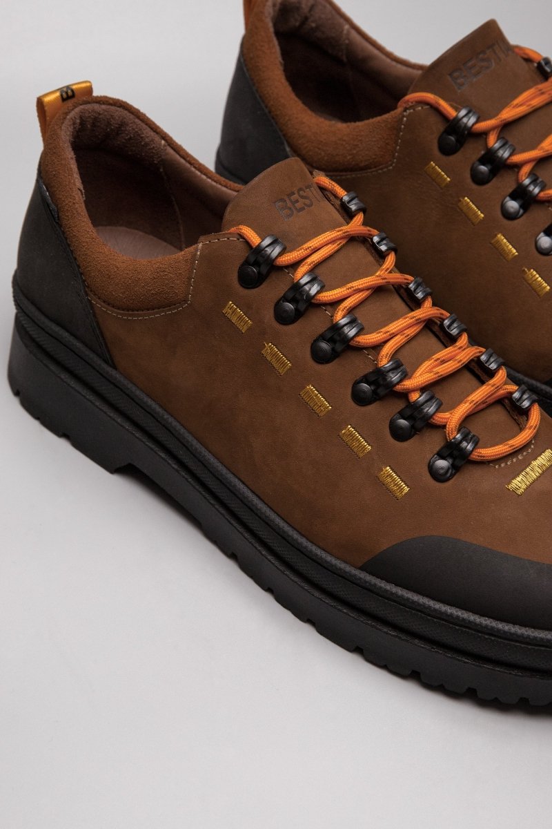 Shoes - Hiker Low | Caramel ♂ - BESTIAS