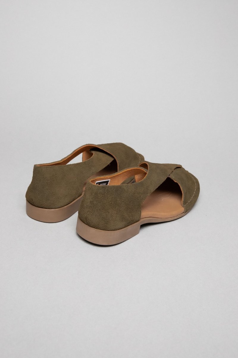 Shoes - Kaia | Suede Avocado - BESTIAS