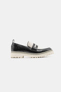 Shoes - Mocasín Mujer - Moca White/Black - BESTIAS