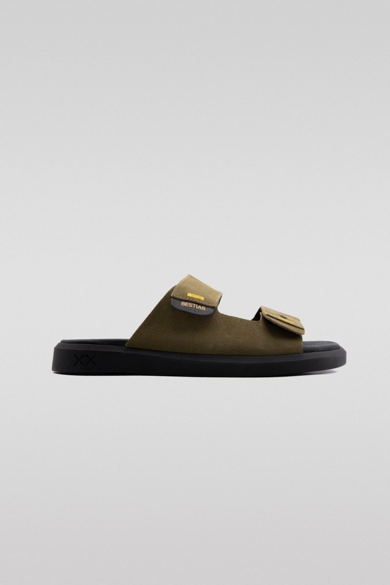 Shoes - Pantai | Suede Oliva ♂ - BESTIAS