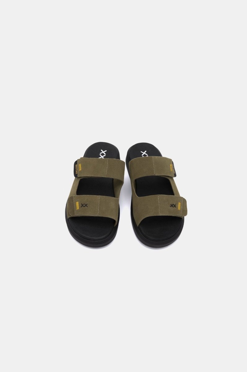 Shoes - Sandalia Hombre - Pantai Suede Oliva - BESTIAS