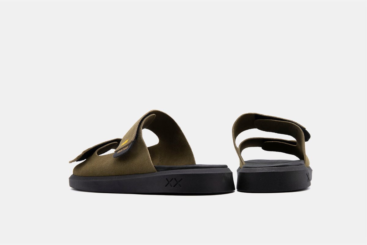 Shoes - Sandalia Hombre - Pantai Suede Oliva - BESTIAS