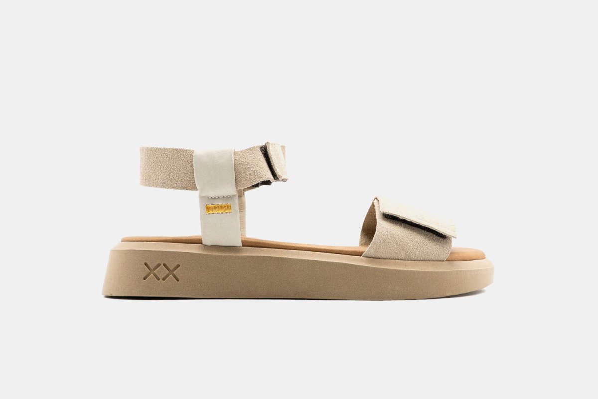 Shoes - Sandalia Mujer - Leona Suede Nude - BESTIAS