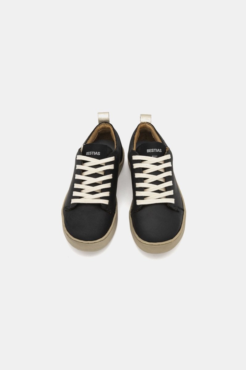 Shoes - Zapatilla Mujer - Cayman Black / Gold - BESTIAS