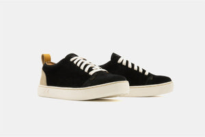 Shoes - Zapatilla Mujer - Cayman Low Suede Black - BESTIAS