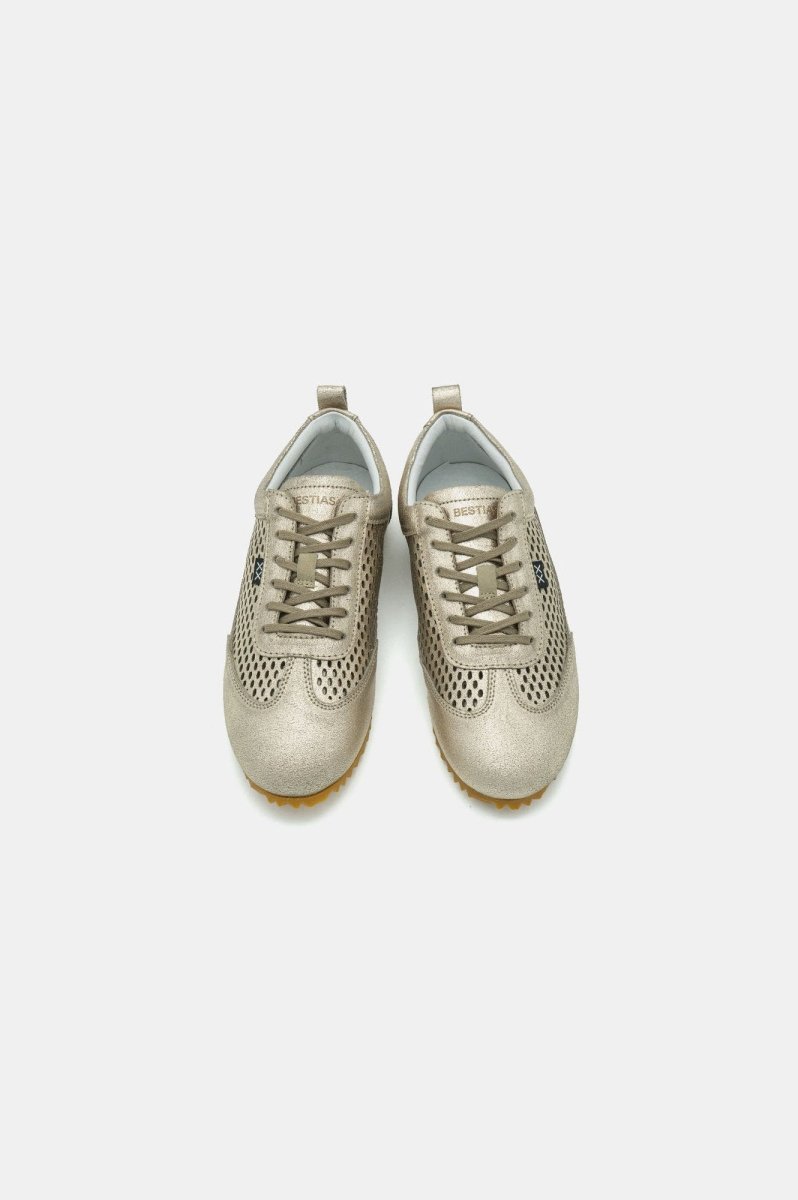 Shoes - Zapatilla Mujer - Delfina Gold - BESTIAS