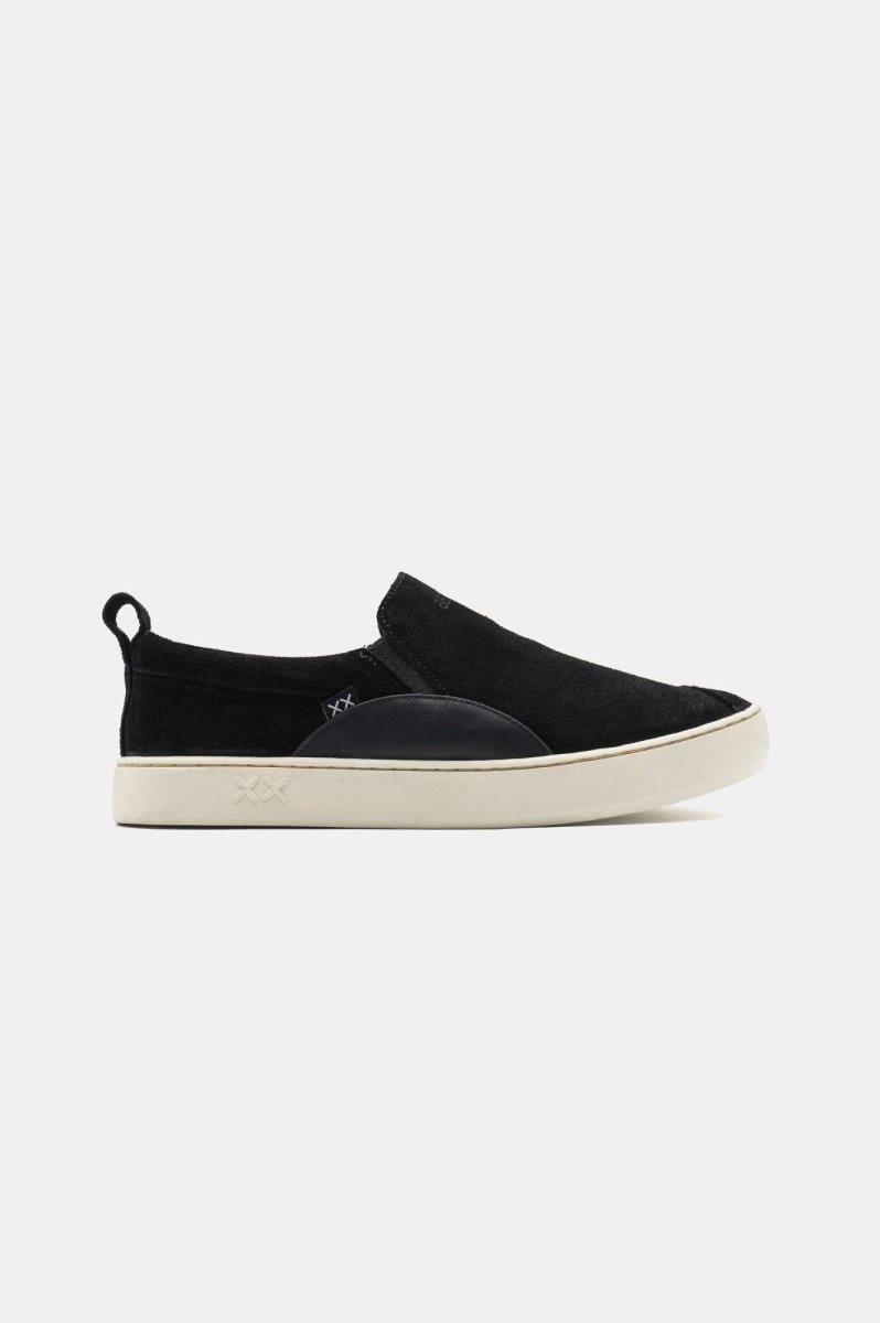 Shoes - Zapatilla Slip - On Hombre - Capitan Suede Black - BESTIAS