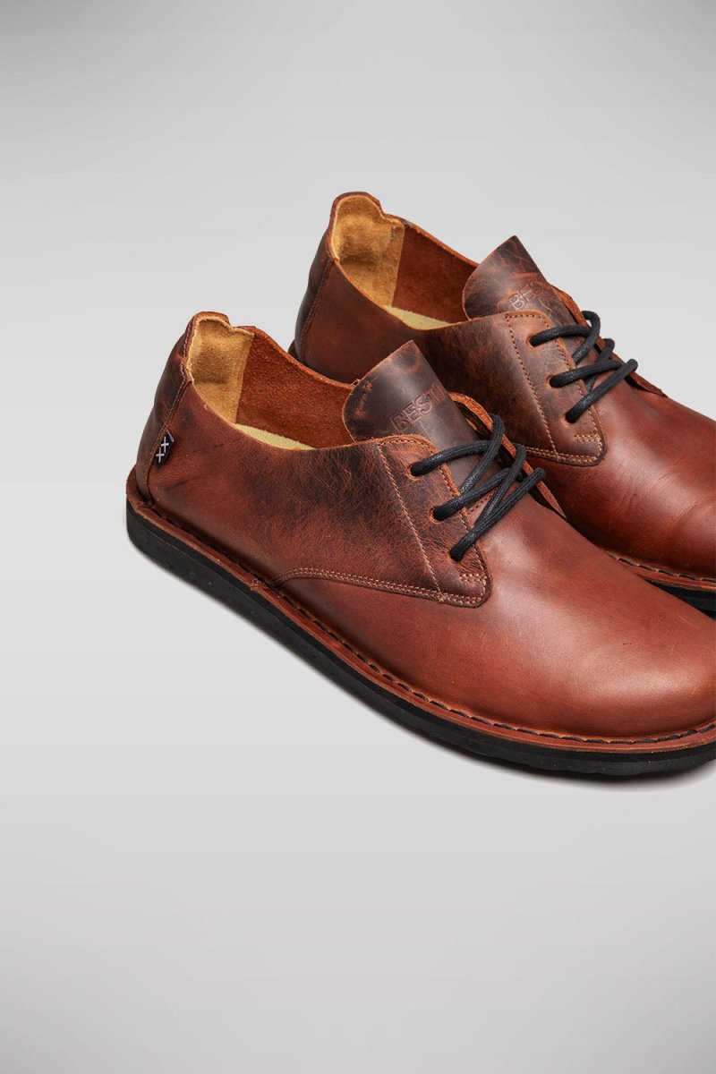 Zapato Hombre - Angur Pull Up Brown — Bestias