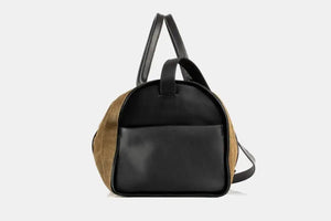 Clothing Accessories - Bolso de Cuero - Wiken Suede Camo Black - BESTIAS