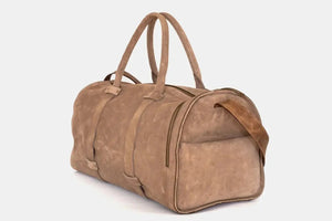 Clothing Accessories - Bolso de Cuero - Wiken Suede Taupe - BESTIAS