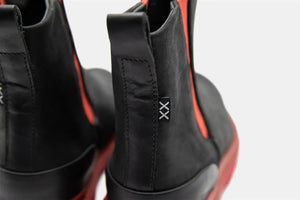 Shoes - Bota Chelsea - Boa Black/Red - BESTIAS