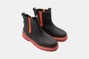 Shoes - Bota Chelsea - Boa Black/Red - BESTIAS