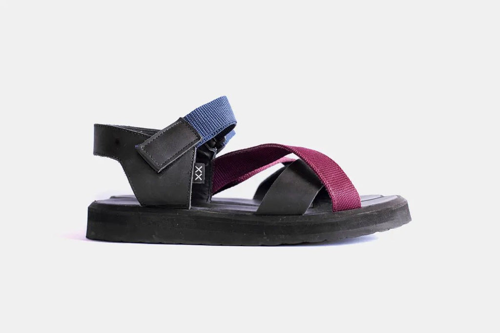 Sandalia Hombre - Piton Burgundy — Bestias