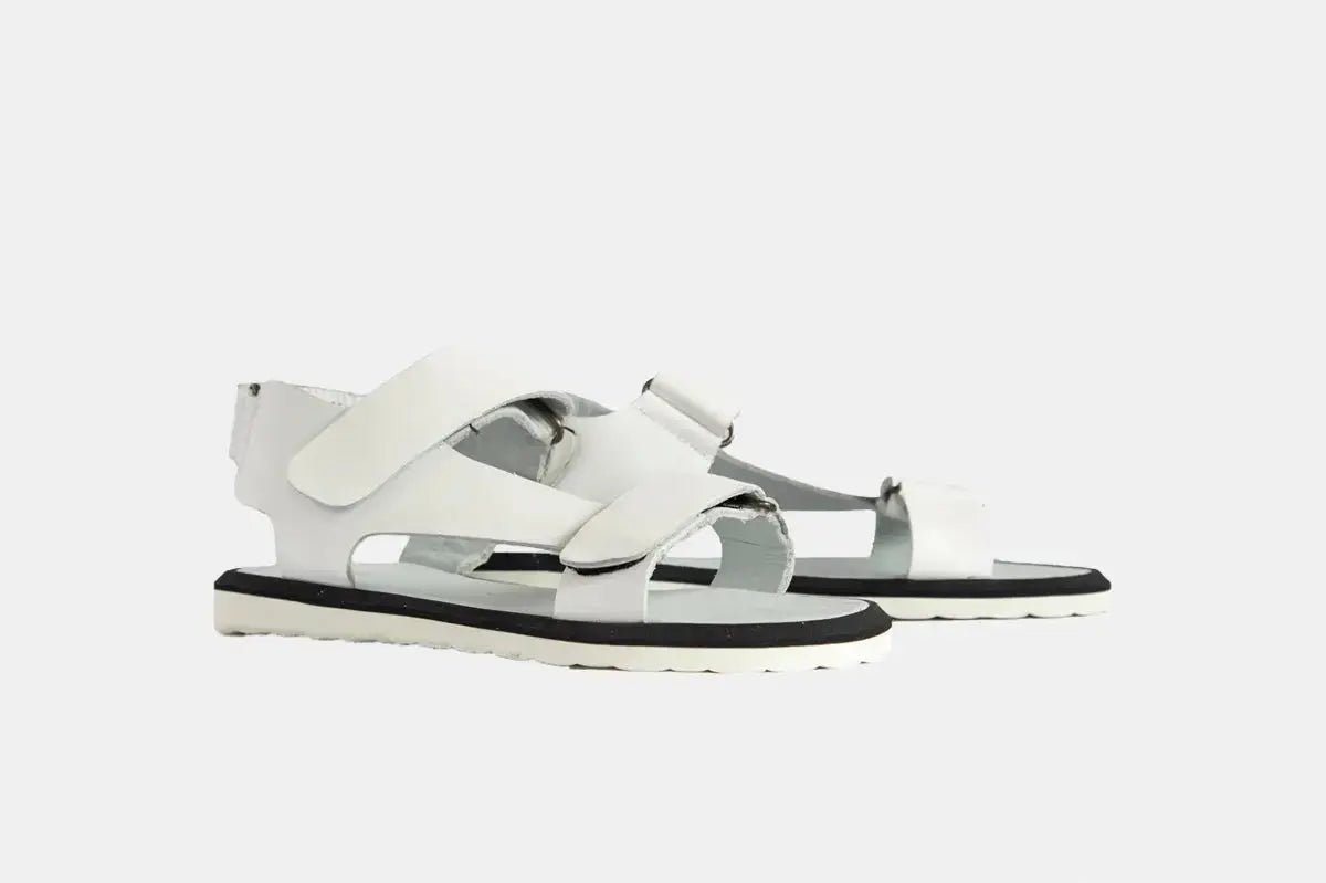 Shoes - Sandalia Mujer - Nomad White/Black - BESTIAS